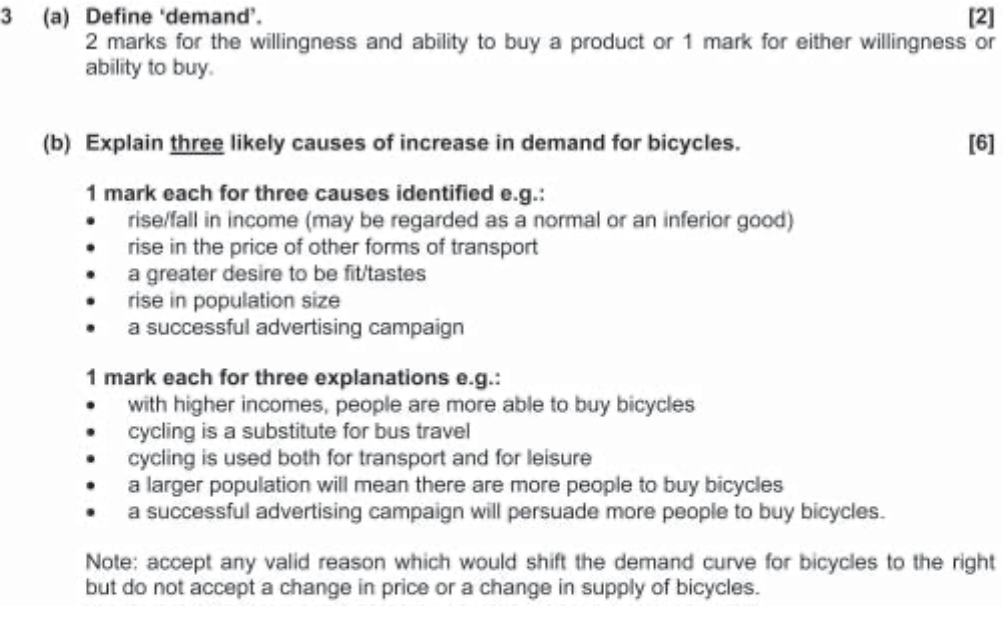 Example Candidate Responses (Standards Booklet)